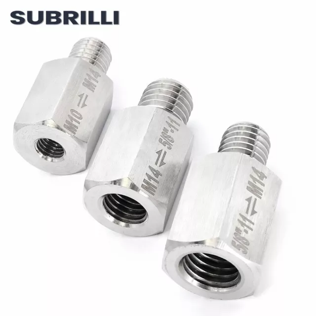 Stainless Steel Adapter For Diamond Drilling Core Bit Angle Grinder 5/8 M14 M10