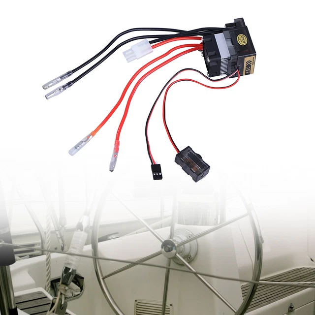 Double Way 320A ESC Brush Motor Speed Controller And Fan For RC Car Boat Model