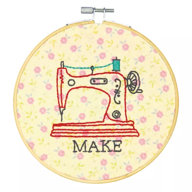 Dimensions Embroidery Kit with Hoop: Crewel: Make