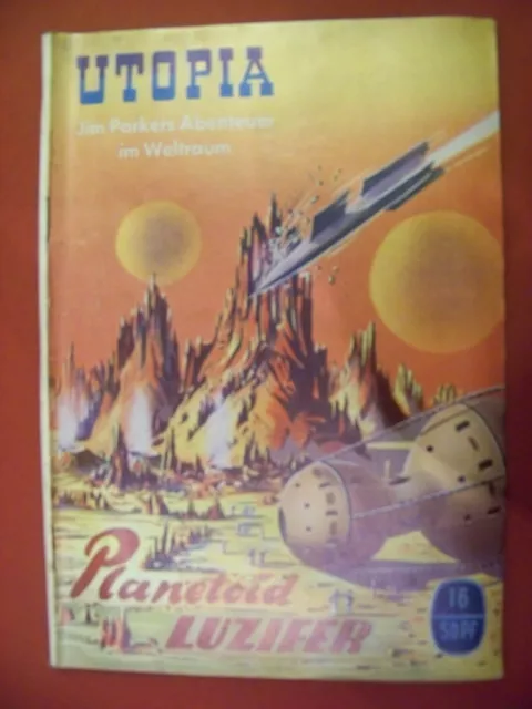 Utopia - Planetoid Luzifer   Heft 16    rare 1. Auflage  prima Zustand