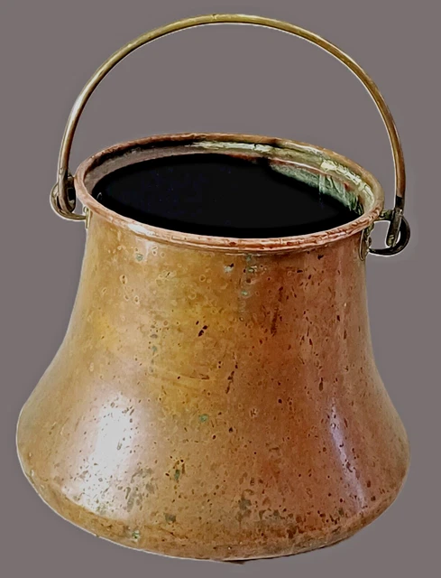 CHAUDRON ANCIEN EN CUIVRE Saint-Jean-Saverne 67700 Casserole Ustensiles