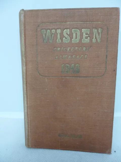 1946 Hardback Wisden  Good   Condition