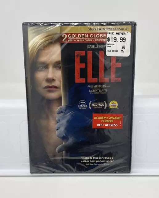 Elle - DVD, 2017 Isabelle Huppert/Paul Verhoeven LA~NY Times Critics Pick • New