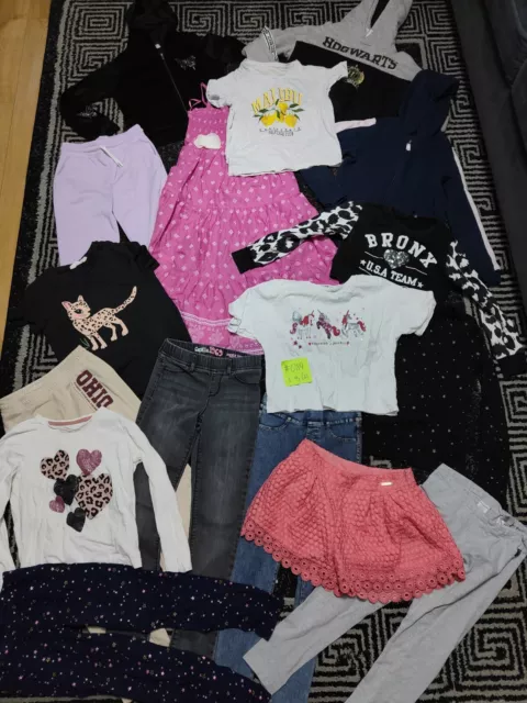 #084💜 Huge Bundle Of Girls Clothes 8-9years GEORGE NEXT H&M MONSOON PRIMARK