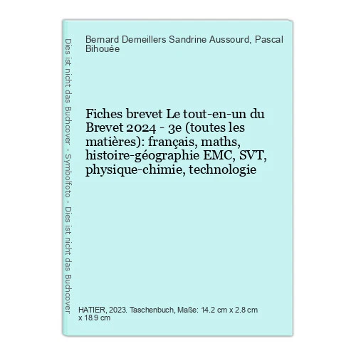 Fiches Brevet Le Tout En Un Du Brevet 2024 3e Toutes Les Matières Fiches Brevet Le Tout En Un Du Brevet 2024 3e Toutes Les Matières