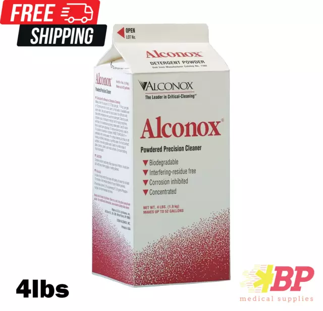 Alconox Detergent Powdered Precision Cleaner Detergent - 4lbs