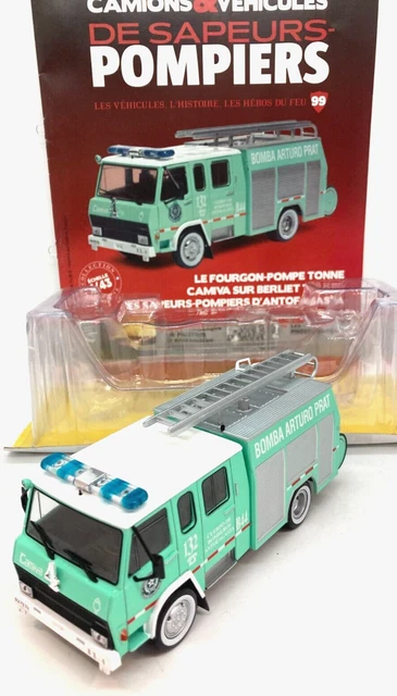 Camion De Pompier Berliet 770KB6 échelle 1/43 - Modèle IXO/Hachette, Boîte D'origine