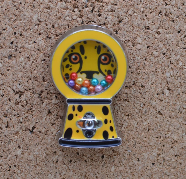 BUSCH GARDENS TAMPA - 2023 Animal Gumball Machine Pin Series - Cheetah