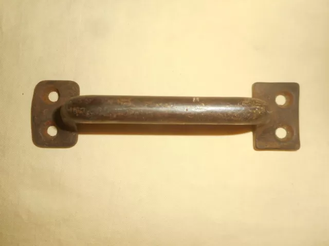 Vintage Antique Brass Drawer Pull 5" x 1 1/4" Solid Brass Cabinet Drawer Handle