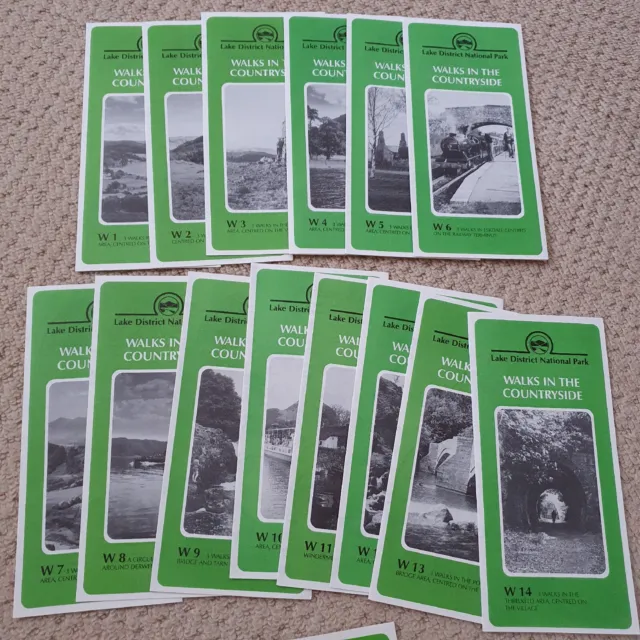 Lake District National Park Walks In The Countryside 14 Leaflets 40 Easy Walks