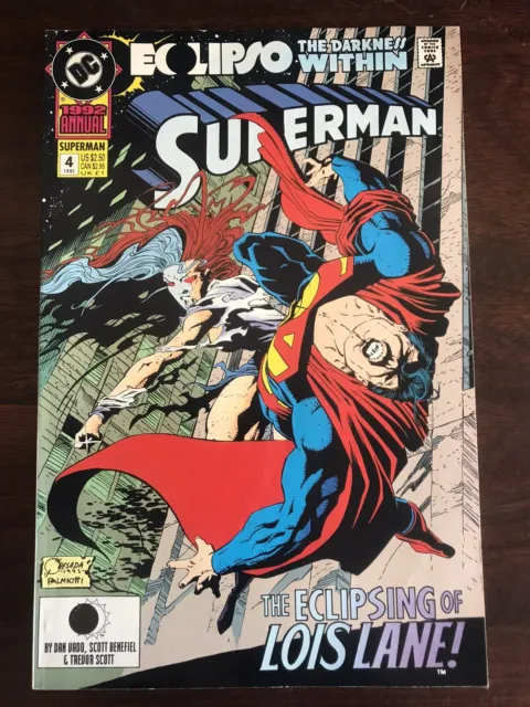 Superman Annual #4 Eclipso The Darkness Within! 1992 DC Comics NM🔥