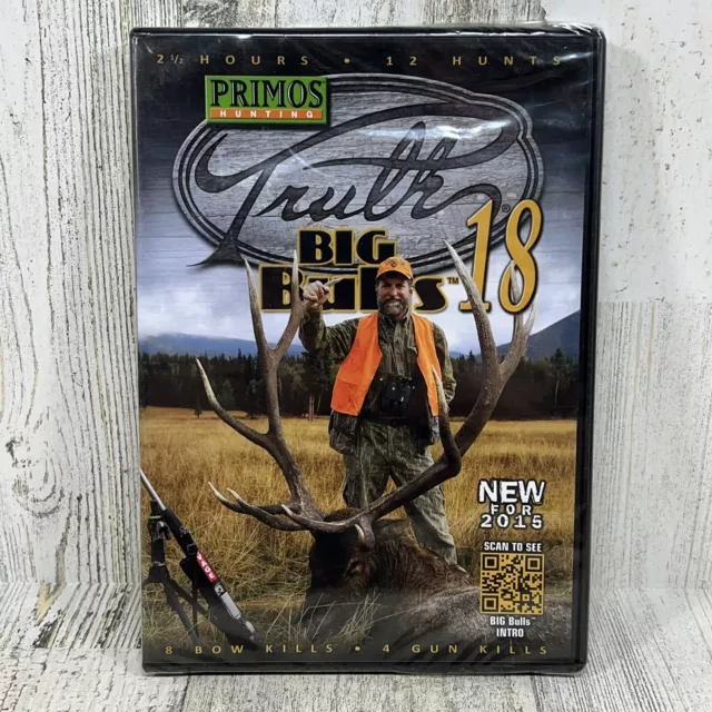 2015 Primos Hunting The Truth 18 Big Bulls (DVD) Bow & Gun - New / Sealed