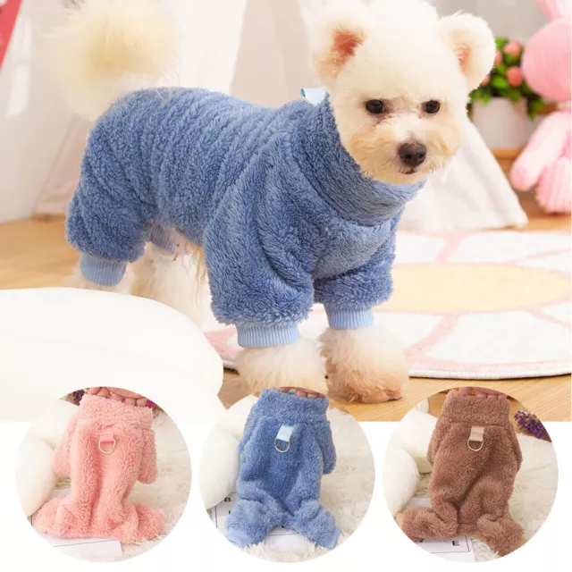 Combinaison Plus Chaude Pyjama D'hiver Pour Animaux De Compagnie Pour Petits R