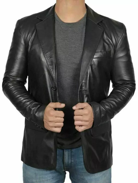 Mans Mens REAL LEATHER DRESS SEXY  COAT        A REAL STUNNING COAT