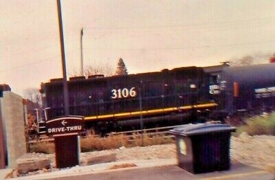 DH09 Train Slide IC 3106 INDEPENDENCE IOWA TRAIN STATION ILLINOIS CENTRAL