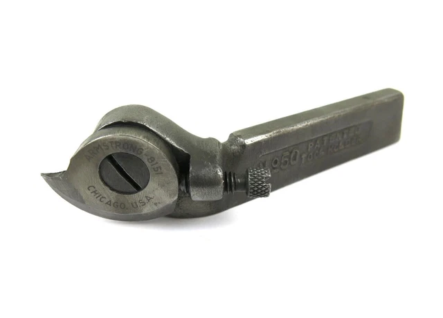 Armstrong No. 50 Lathe Threading Tool Holder w/ Blade 3/8" X 7/8" Shank Armstrong No. 50 Lathe Threading Tool Holder w/ Blade 3/8" X 7/8" Shank