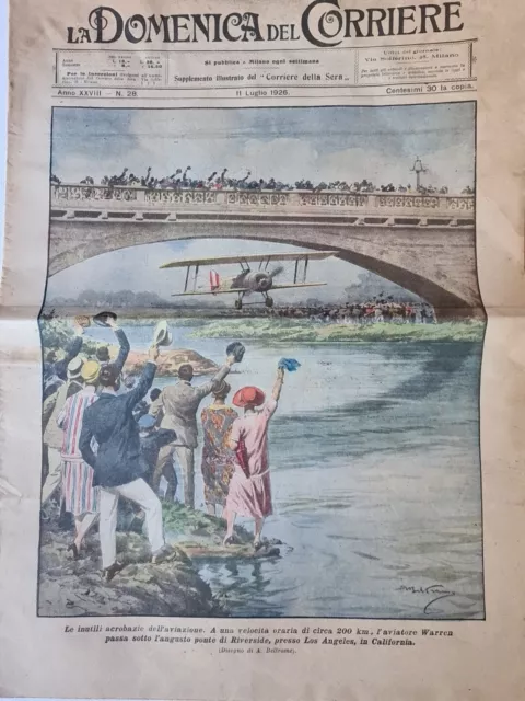 LA DOMENICA DEL CORRIERE N.28 Del 1926