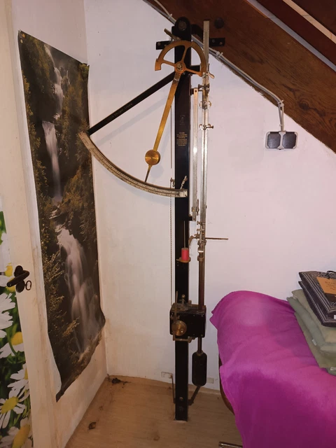 Werkstoffprüfgerät Elastometer für Nähfäden um 1910; absolute Rarität