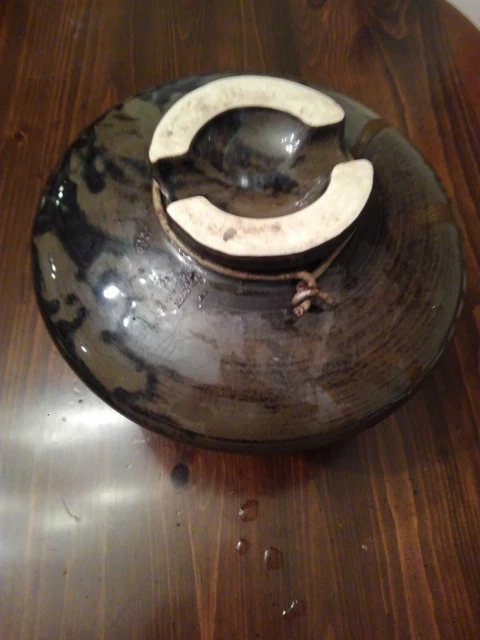 VTG Antique Large Brown Insulator Ceramic 11" Mushroom 3 Tier High Voltage 5