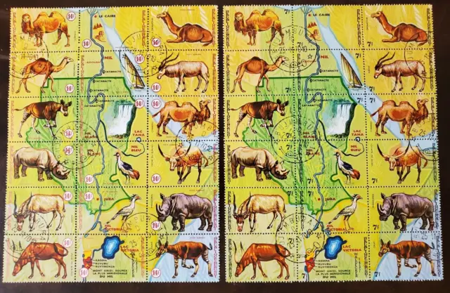 Burundi Stamps - Animals, Map   Lot#1567