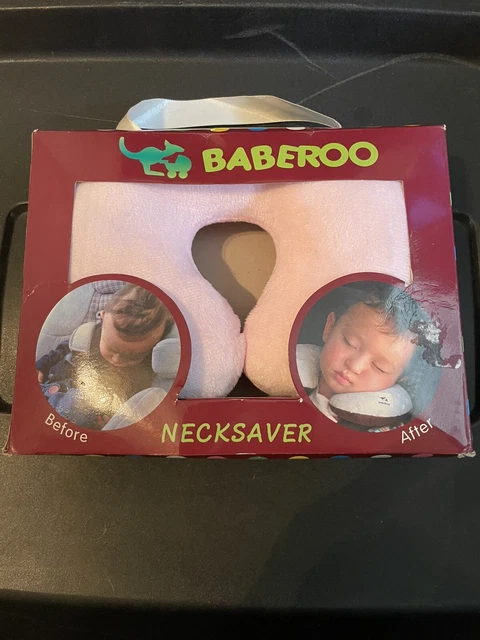 NEW Baberoo Infant Necksaver Ergonomic Neck Support Strollers Car Seats PINK