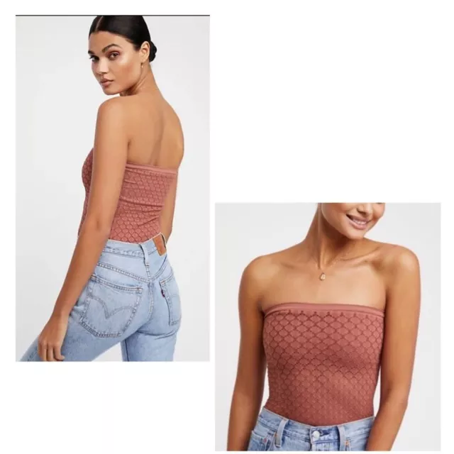 Free People Intimately Honey Seamless Tube Top Size XS/S