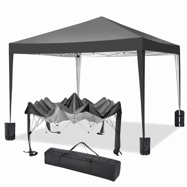 Pavilion 3mx3m Gartenpavillon Faltbares Zelt Wasserdicht Party Camping Zelt