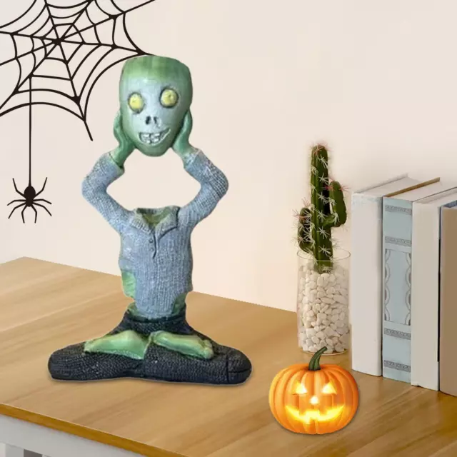Halloween Statue Horror Halloween Figur für Arbeitsplatte Schreibtisch Garten