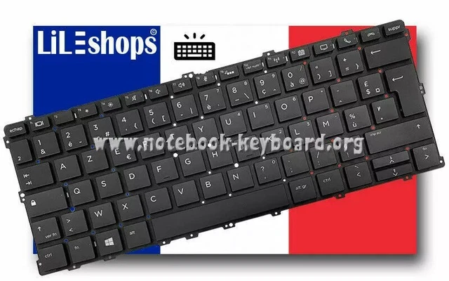 Clavier HP EliteBook X360 1040 G9/G10 AZERTY Rétroéclairé - Original, Français, Neuf