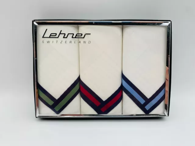 Lehner Switzerland Jacket Blazer asciugamani da incasso verde rosso blu 3 pezzi CS