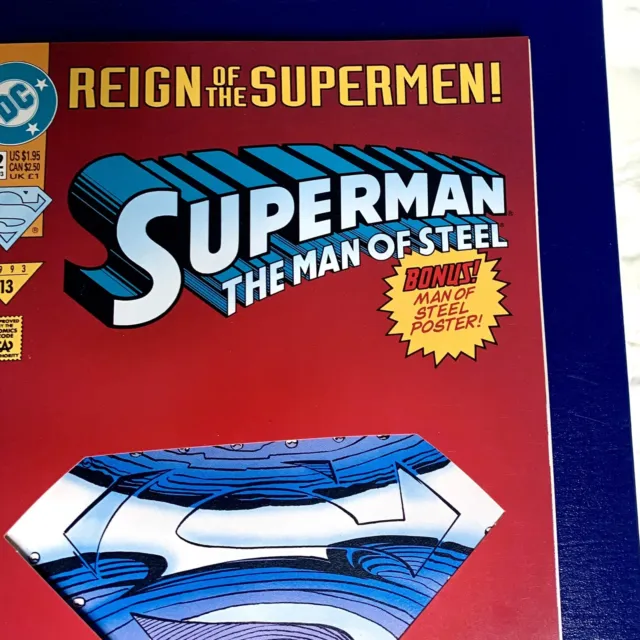 Superman The Man Of Steel #22 (1993) Die-Cut Cover 6