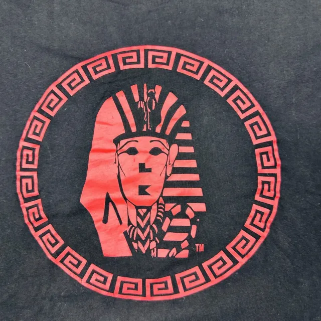 Last Kings Men's Crew Neck T-Shirt Size M Black Red Pharaoh Logo Street Wear