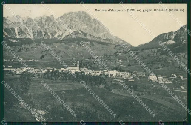 Belluno Cortina d'Ampezzo cartolina ZKM8719