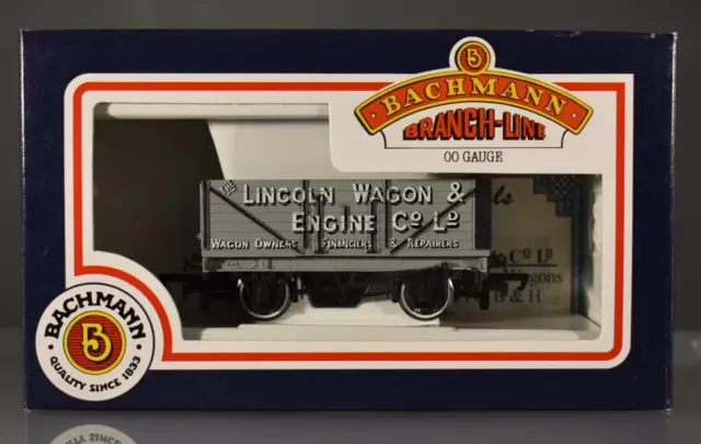 Bachmann Ltd Ed 7 Plank Wagon - 'LINCOLN WAGON & ENGINE CO.' - 33-100M - MIB