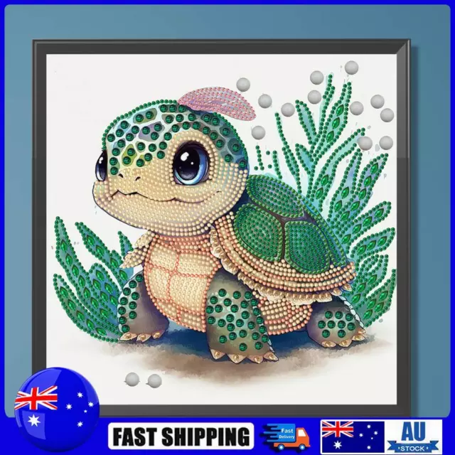 5D DIY Partial Special Shaped Drill Diamond Painting Kit Turtle Decor(LY034)