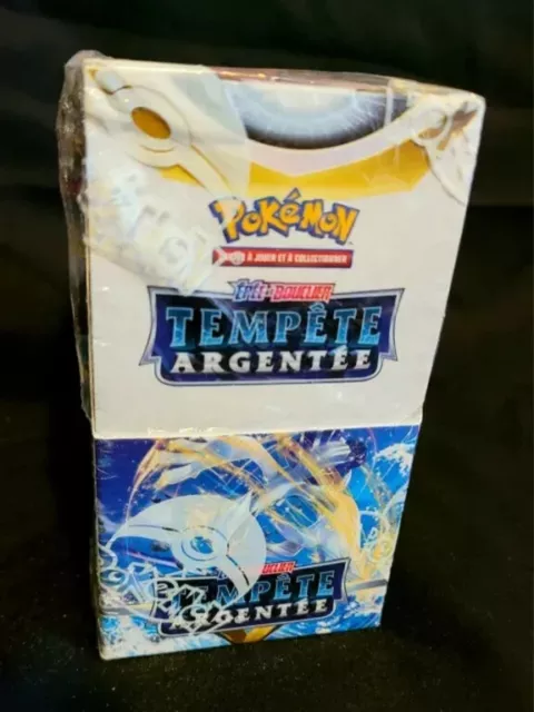 Boite De 18 Booster Pokemon Tempete Argentee Sous Cello  Neuf