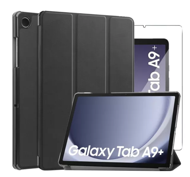 Étui Samsung Galaxy Tab A9 Plus , étui à trois volets pour