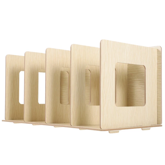 Organisateur De Vinyle Étagère Rangement Bureau Pour Enfants Bois CD