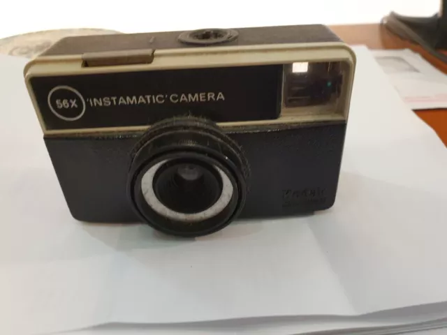 Kodak 56X Instamatic Camera Point & Shoot Film Camera, not sure works