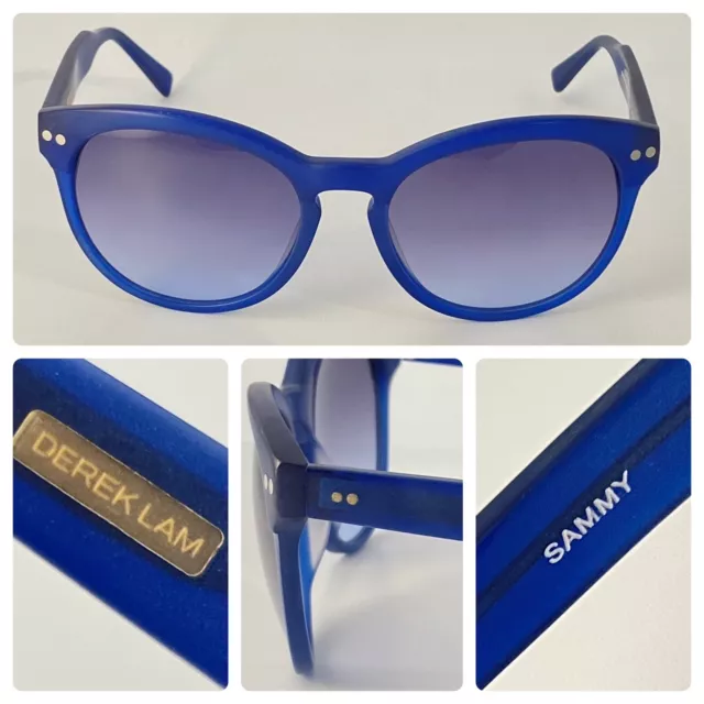 Derek Lam Sammy Sunglasses Blue Handmade in  Japan 55 19 140