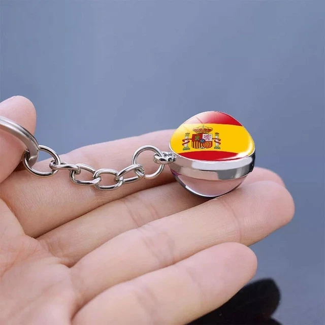 Nathional Flag Bag Pendant Keychain United Kingdom Russia Israel France Spain... 3