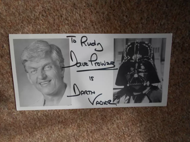 Dave Prowse -Darth Vader-