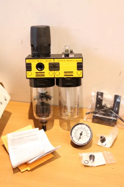 NEUF : Filtre régulateur lubrificateur à air ATLAS COPCO Ref.:  MIDI F/R DIM 15C