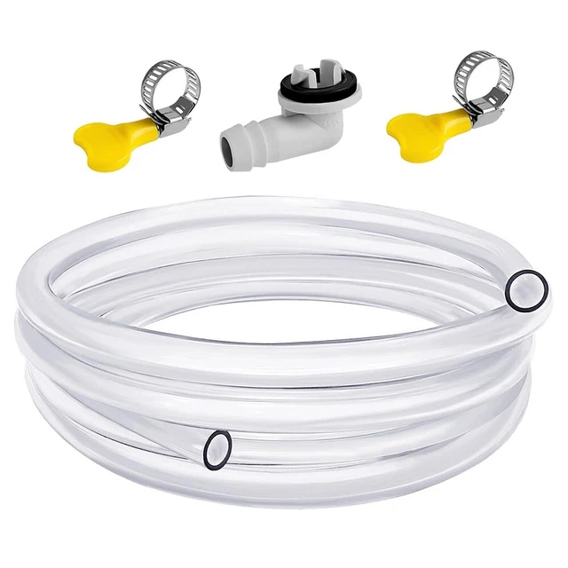 Tuyau De Vidange Pour Déshumidificateur - Longueur 5 Ou 6 M, Raccords 16 Et 25 Mm, Pour évacuation Continue Sans Vidange Manuelle - 13