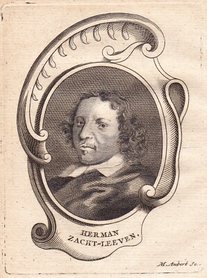 Portrait XVIIIe Lucas van Leyden Peintre Peinture Hollande Pays Bas Nederland 