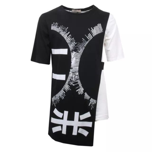 C3196 T SHIRT UOMO GIANNI LUPO bianco nero t shirt men EUR 39 00