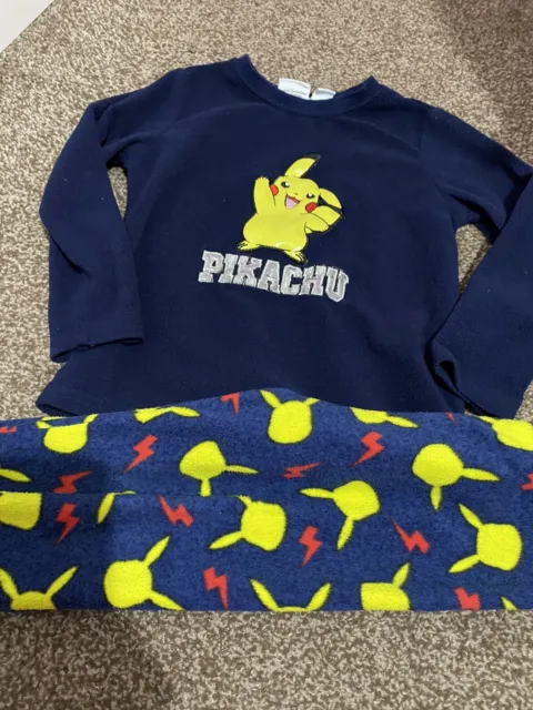 Cosy Pokemon Pikachu Pyjamas - Primark - Age 4-5