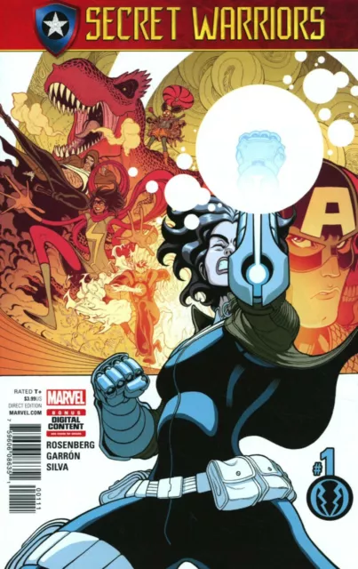 Secret Warriors #1 (2017) Nm 1St New Team Quake Ms Marvel Mcu Disney+ Key Spec