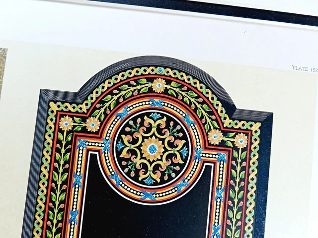 Pietra dura Inlaid Marble Table Micro Mosaic Work Victorian Antique Print 1862 13
