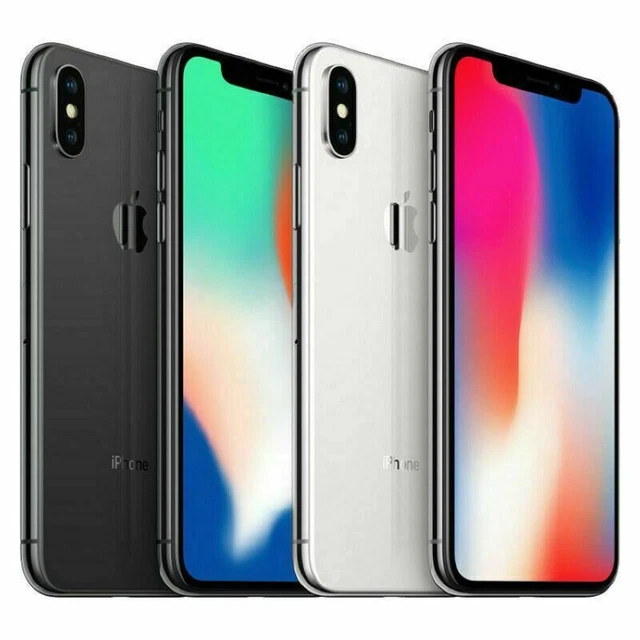 Apple iPhone X 64Gb Argenté Gris Sidéral parfait état Utilisé Smartphone